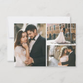 Dank u rustieke Boho pijlen & bloemenbruiloft Bedankkaart (Voorkant)