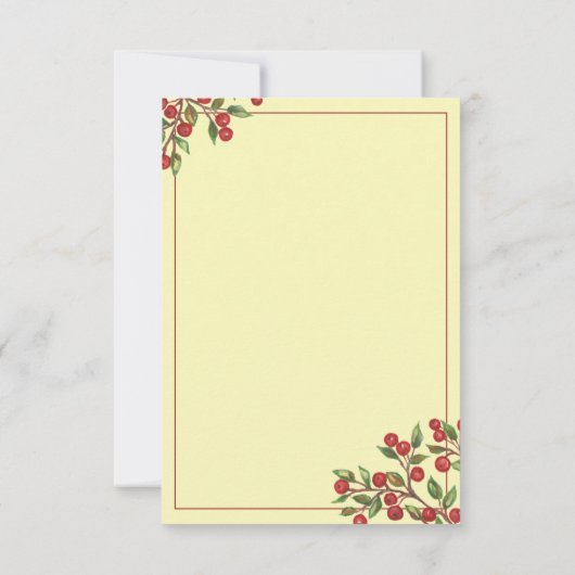 Dank u Rustieke Eekhoorn Natuur Bossen Geel Herfst Bedankkaart (Achterkant)