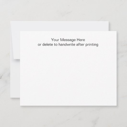 Dank u Rustieke Houten Strijklichten Baby Nota Kaa Notitiekaartje (Achterkant)