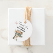 Dank u Safari Boho Baby shower Bedankjes Labels (In situ)