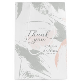 Dank u Sage Blush Waterverf Medium Cadeauzakje