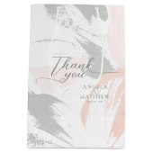 Dank u Sage Blush Waterverf Medium Cadeauzakje (Achterkant)