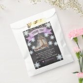 Dank u schaatsen meisje verjaardag bedankzakje (Gezegeld)