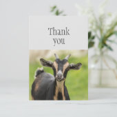 Dank u schattig Boerderij diergeit Bedankkaart (Staand voorkant)