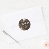 Dank u Schattige beer baby shower sticker (Envelop)