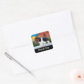 Dank u Schattigee Beagle Puppy Dog Sticker (Envelop)