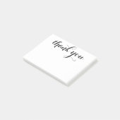 Dank U Script 4 x 3 Post-it® Notes (Schuin)