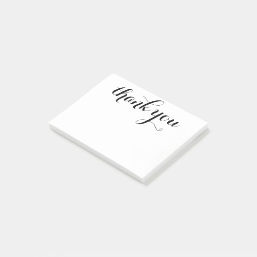 Dank U Script 4 x 3 Post-it® Notes (Schuin)