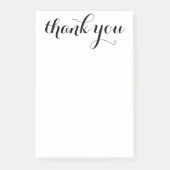 Dank U Script 4 x 6 Post-it® Notes (Voorkant)