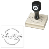 Dank u Script Baked Goods Bakkerij Business Rubberstempel (Gestempeld)