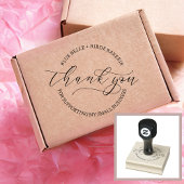 Dank u Script Baked Goods Bakkerij Business Rubberstempel