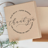 Dank u Script Baked Goods Bakkerij Business Zelfinktende Stempel