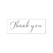 Dank U Script Elegant Rubberstempel (Afrduk)