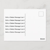 Dank U Script Elegant Zwart Wit Goud Zakelijk Briefkaart (Achterkant)