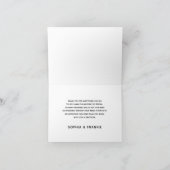 Dank u Script, Industriële bakstenen  Lights Bedankkaart (Binnen)