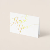Dank u Script Mini (3.5 "x5") Folie Kaart (Voorkant)