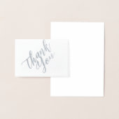 Dank u Script Mini (3.5 "x5") Folie Kaart (Display)