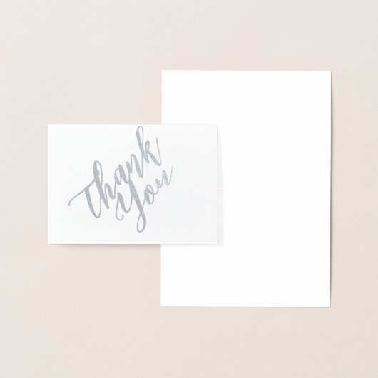 Dank u Script Mini (3.5 "x5") Folie Kaart (Display)