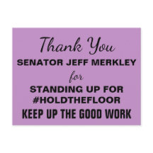 Dank U Senator Merkley #HoldTheFloor Resist