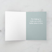 Dank u Senior voor mensen in verpleeghuis Bedankkaart (Binnen)