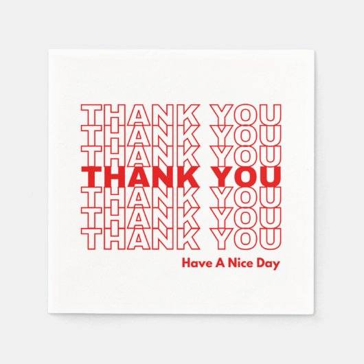 Dank U Servetten (Voorkant)