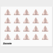 Dank u Shopping Roos Drips Gold Triangle Sticker (Vel)
