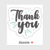 Dank u-Small Business Packaging Sticker (Vel)