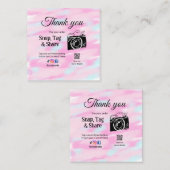 Dank u snap label delen mediacamera toevoegen soci (Voorkant / Achterkant)