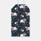 Dank u sneeuw veel cadeaulabel (Achterkant)