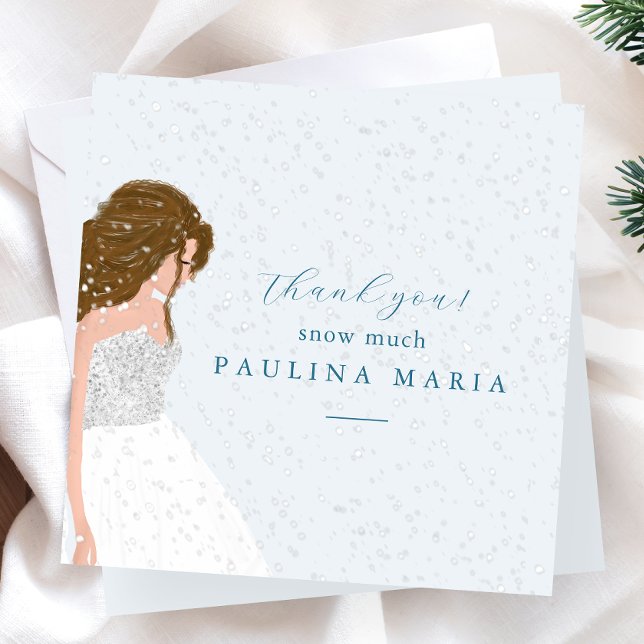 Dank u sneeuw veel winter prinses quinceanera (Creator heeft geüpload)