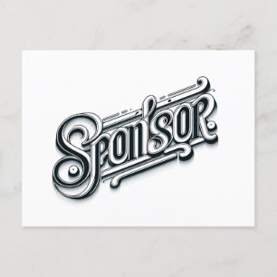 Dank u Sponsor NA AA 12 stap briefkaart