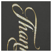 Dank u sprankelende typografie stof (Close Up)