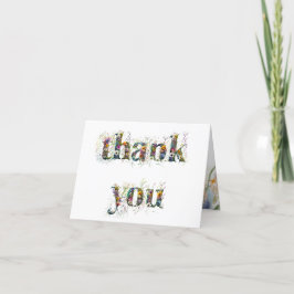 Dank u Sprays van Wildflowers Bedankkaart