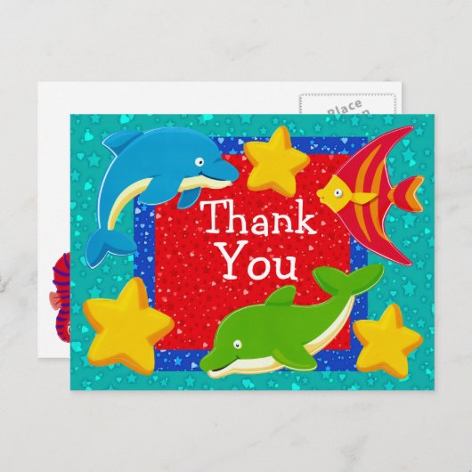 Dank u - SRF Briefkaart (Voorkant / Achterkant)