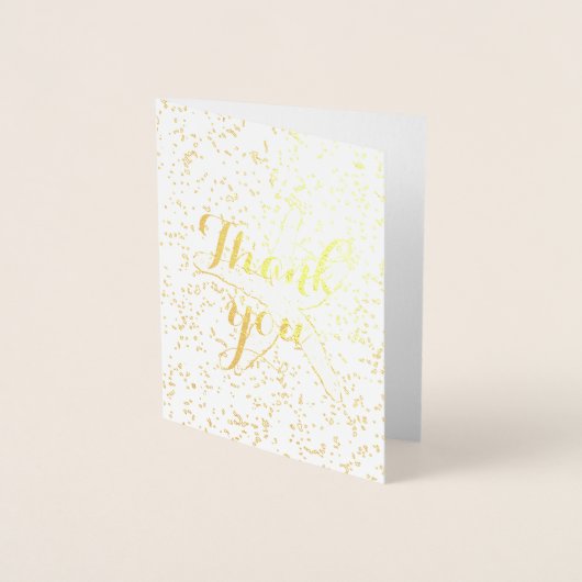 Dank u Starfish Sprinkles Stijlvol strand Schattig Folie Kaarten (Voorkant)