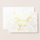 Dank u Starfish Sprinkles Stijlvol Strand Trendy Folie Kaarten (Voorkant met envelop)