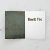 Dank u - Stenen poten - Chinese kuif - Kahlo Bedankkaart (Binnen)