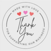 dank u sticker (Voorkant)