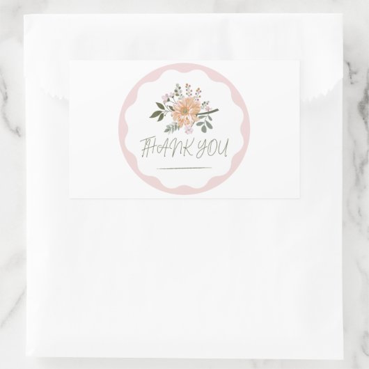 Dank u sticker (Tas)