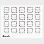 Dank u Sticker // Airmail Stripe (Vel)