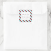 Dank u Sticker // Airmail Stripe (Tas)