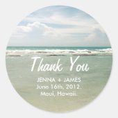 Dank u Sticker / / bestemming bruiloft (Voorkant)