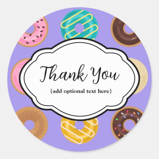  Dank u Sticker Donuts (Voorkant)