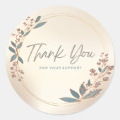 Dank u sticker label (Voorkant)