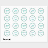 Dank u, Sticker-Limoen Ronde Sticker (Vel)