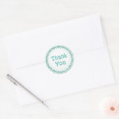 Dank u, Sticker-Limoen Ronde Sticker (Envelop)