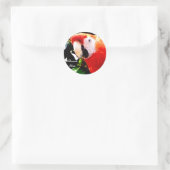 Dank u_Sticker Ronde Sticker (Tas)
