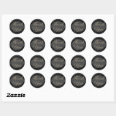 Dank u Sticker/Seal Ronde Sticker (Vel)