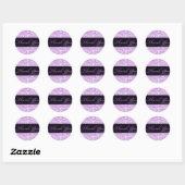 Dank u Sticker/Seal Ronde Sticker (Vel)