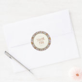Dank U Sticker Vintage Art Nouveau Mucha (Envelop)